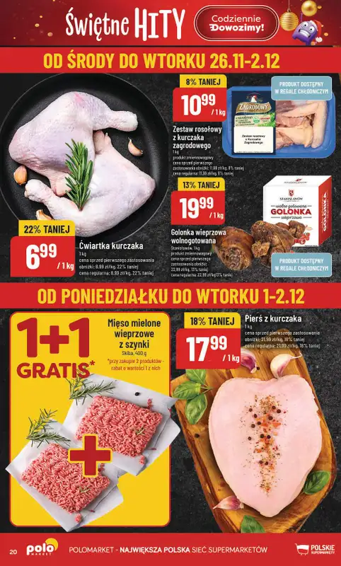 POLOmarket - gazetka promocyjna Gazetka od środy 26.11 do wtorku 02.12 - strona 20