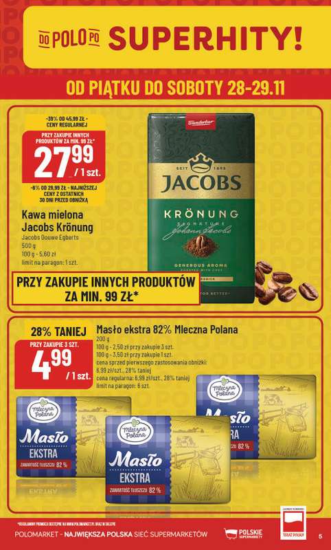 POLOmarket - gazetka promocyjna Gazetka od środy 26.11 do wtorku 02.12 - strona 5