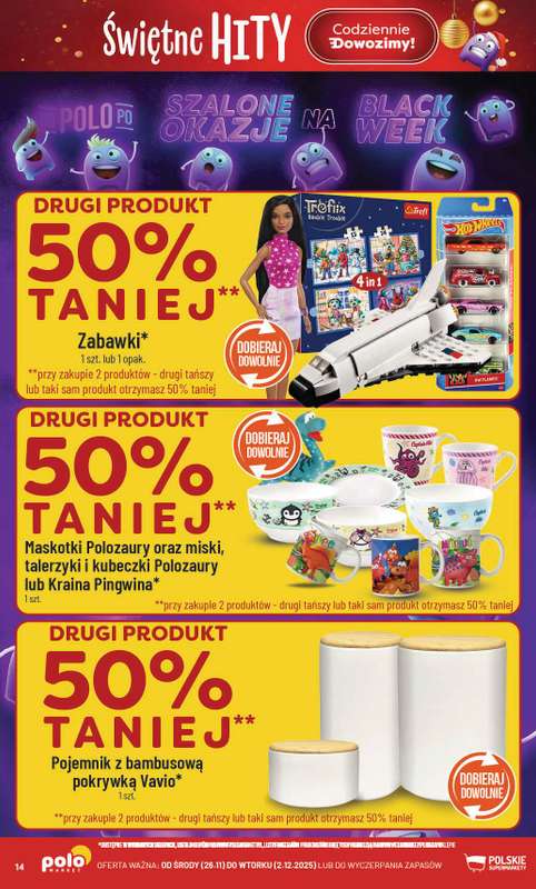 POLOmarket - gazetka promocyjna Gazetka od środy 26.11 do wtorku 02.12 - strona 14