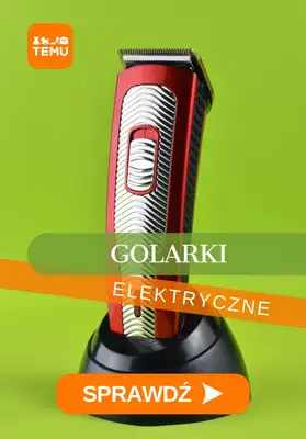 Temu - gazetka promocyjna Golarki elektryczne w supercenach od wtorku 25.11 