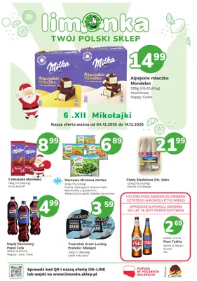 Limonka - gazetka promocyjna Gazetka od czwartku 04.12 do niedzieli 14.12