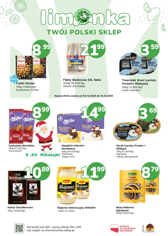 Limonka - gazetka promocyjna Plakaty promocyjne od czwartku 04.12 do niedzieli 14.12 - strona 2