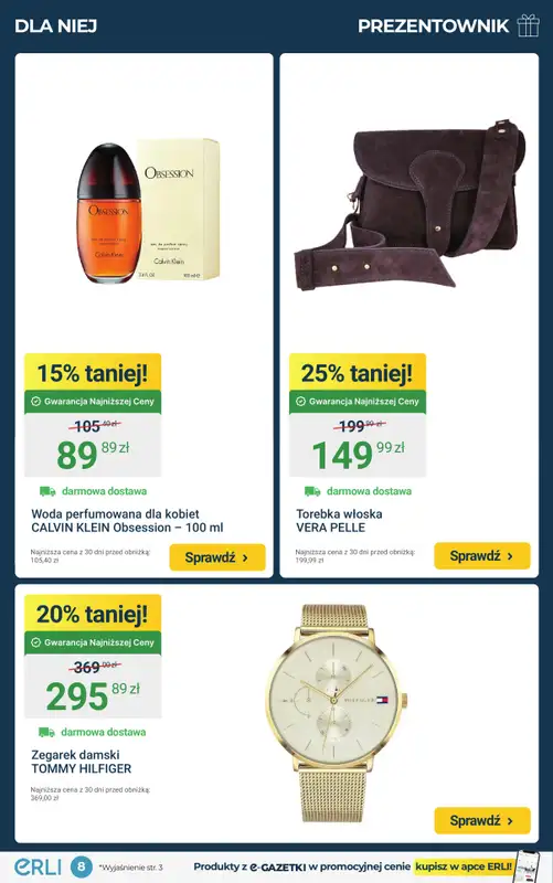 Erli - gazetka promocyjna Black Weeks – Prezentownik – najlepsze okazje! od piątku 28.11 do niedzieli 30.11 - strona 8