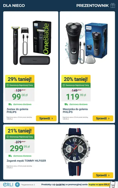 Erli - gazetka promocyjna Black Weeks – Prezentownik – najlepsze okazje! od piątku 28.11 do niedzieli 30.11 - strona 6