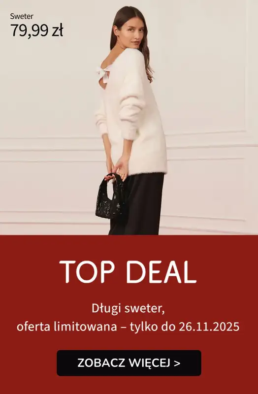 bonprix - gazetka promocyjna TOP DEAL od wtorku 25.11 do środy 26.11