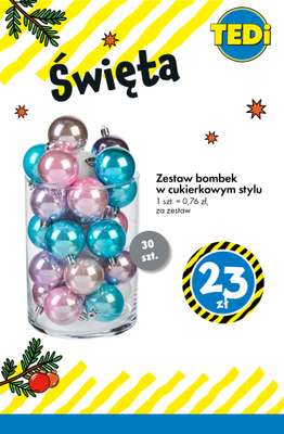 Tedi - gazetka promocyjna Choinki, bombki i ozdoby! od wtorku 25.11 do poniedziałku 01.12 - strona 7