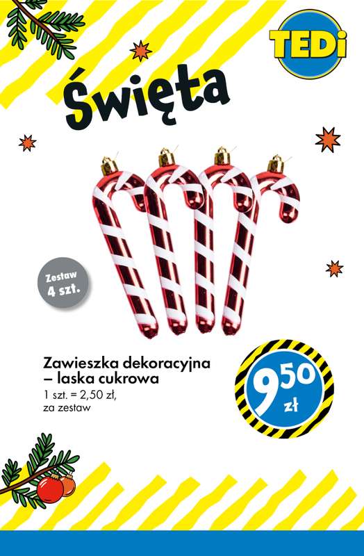 Tedi - gazetka promocyjna Choinki, bombki i ozdoby! od wtorku 25.11 do poniedziałku 01.12 - strona 6