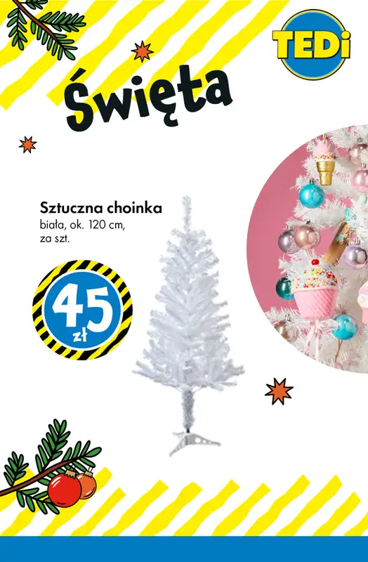 Tedi - gazetka promocyjna Choinki, bombki i ozdoby! od wtorku 25.11 do poniedziałku 01.12 - strona 9