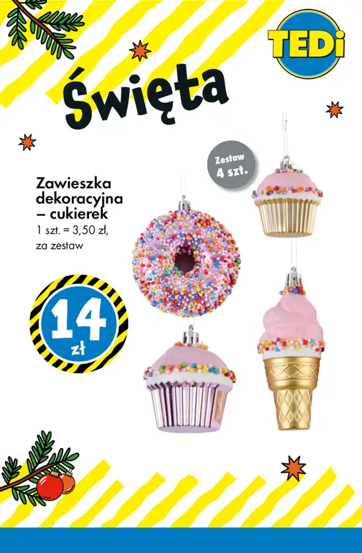 Tedi - gazetka promocyjna Choinki, bombki i ozdoby! od wtorku 25.11 do poniedziałku 01.12 - strona 8