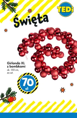 Tedi - gazetka promocyjna Choinki, bombki i ozdoby! od wtorku 25.11 do poniedziałku 01.12 - strona 5