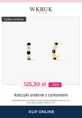 BLACK FRIDAY - gazetka promocyjna W.Kruk | -30% wybrane produkty TYLKO ONLINE od wtorku 25.11 do niedzieli 30.11 - strona 9