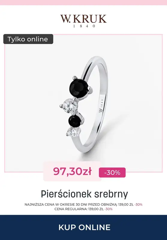 BLACK FRIDAY - gazetka promocyjna W.Kruk | -30% wybrane produkty TYLKO ONLINE od wtorku 25.11 do niedzieli 30.11 - strona 4