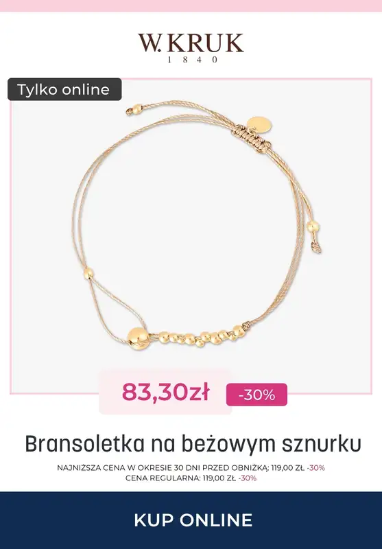 BLACK FRIDAY - gazetka promocyjna W.Kruk | -30% wybrane produkty TYLKO ONLINE od wtorku 25.11 do niedzieli 30.11 - strona 2