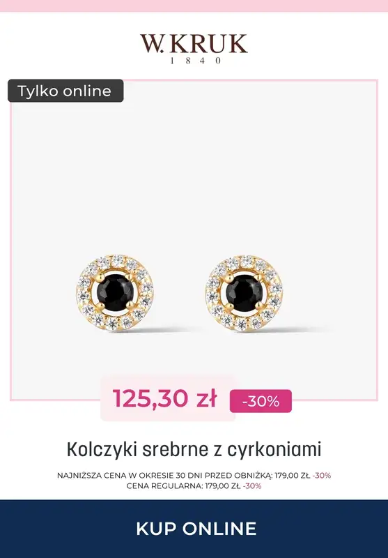 BLACK FRIDAY - gazetka promocyjna W.Kruk | -30% wybrane produkty TYLKO ONLINE od wtorku 25.11 do niedzieli 30.11 - strona 10