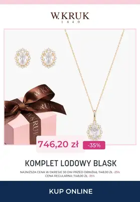 Prezenty - gazetka promocyjna W.Kruk | Do -50% na komplety biżuterii od wtorku 25.11  - strona 10