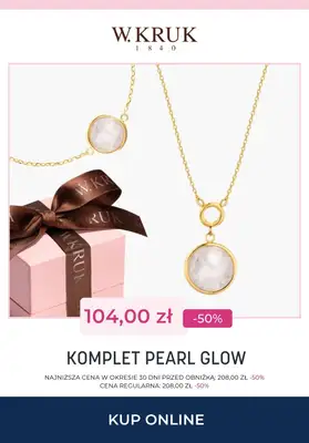 Prezenty - gazetka promocyjna W.Kruk | Do -50% na komplety biżuterii od wtorku 25.11  - strona 5