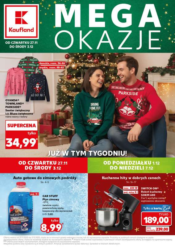 Kaufland - gazetka promocyjna Oferta Kaufland - Non Food od czwartku 27.11 do środy 03.12