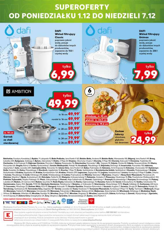 Kaufland - gazetka promocyjna Oferta Kaufland - Non Food od czwartku 27.11 do środy 03.12 - strona 20
