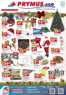 Prymus AGD - gazetka promocyjna Gazetka od środy 26.11 do środy 31.12