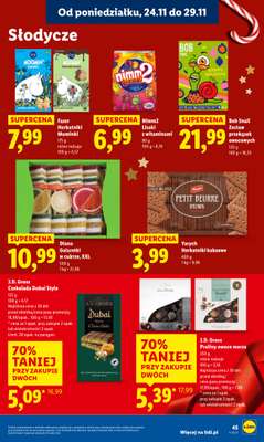 Lidl - gazetka promocyjna Oferta od poniedziałku od poniedziałku 24.11 do środy 26.11 - strona 45
