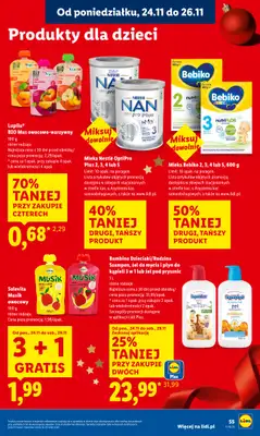 Lidl - gazetka promocyjna Oferta od poniedziałku od poniedziałku 24.11 do środy 26.11 - strona 57