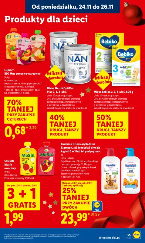 Lidl - gazetka promocyjna Oferta od poniedziałku od poniedziałku 24.11 do środy 26.11 - strona 57