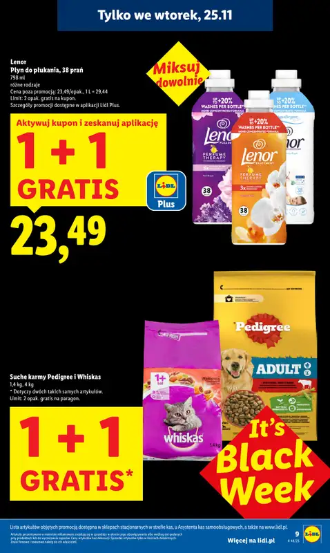Lidl - gazetka promocyjna Oferta od poniedziałku od poniedziałku 24.11 do środy 26.11 - strona 9