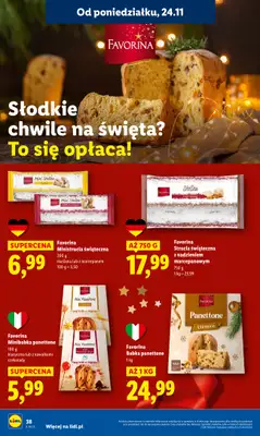 Lidl - gazetka promocyjna Oferta od poniedziałku od poniedziałku 24.11 do środy 26.11 - strona 38