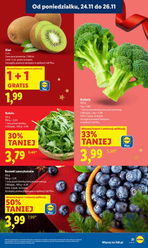 Lidl - gazetka promocyjna Oferta od poniedziałku od poniedziałku 24.11 do środy 26.11 - strona 21