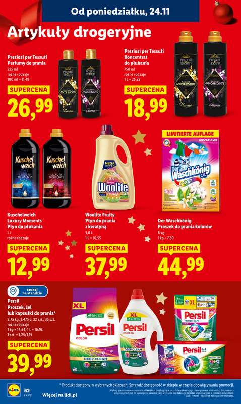 Lidl - gazetka promocyjna Oferta od poniedziałku od poniedziałku 24.11 do środy 26.11 - strona 64