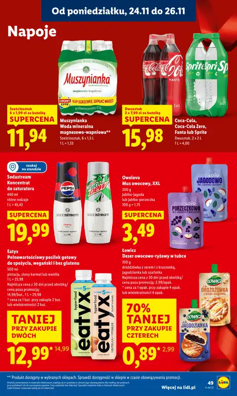 Lidl - gazetka promocyjna Oferta od poniedziałku od poniedziałku 24.11 do środy 26.11 - strona 51