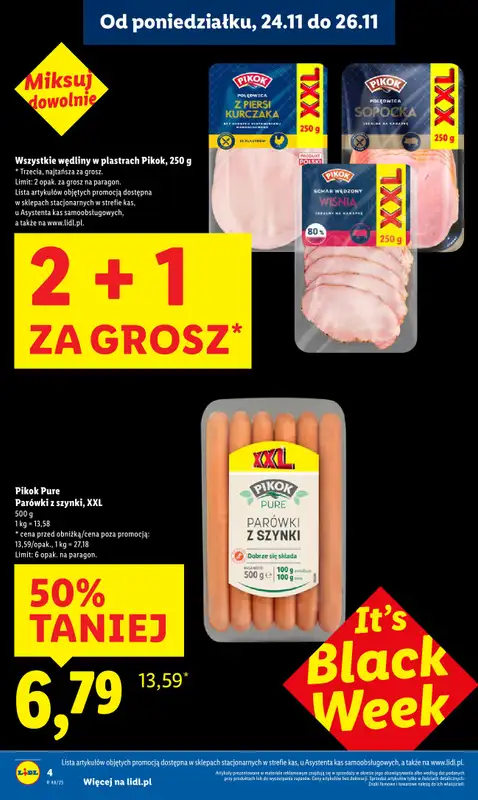 Lidl - gazetka promocyjna Oferta od poniedziałku od poniedziałku 24.11 do środy 26.11 - strona 4