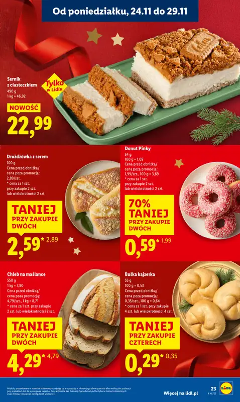 Lidl - gazetka promocyjna Oferta od poniedziałku od poniedziałku 24.11 do środy 26.11 - strona 23