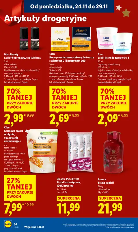 Lidl - gazetka promocyjna Oferta od poniedziałku od poniedziałku 24.11 do środy 26.11 - strona 58