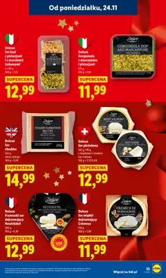 Lidl - gazetka promocyjna Oferta od poniedziałku od poniedziałku 24.11 do środy 26.11 - strona 33