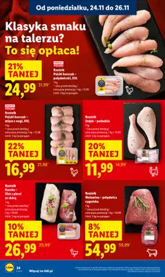 Lidl - gazetka promocyjna Oferta od poniedziałku od poniedziałku 24.11 do środy 26.11 - strona 24