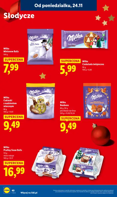 Lidl - gazetka promocyjna Oferta od poniedziałku od poniedziałku 24.11 do środy 26.11 - strona 40