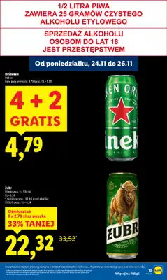 Lidl - gazetka promocyjna Oferta od poniedziałku od poniedziałku 24.11 do środy 26.11 - strona 13