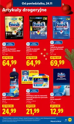 Lidl - gazetka promocyjna Oferta od poniedziałku od poniedziałku 24.11 do środy 26.11 - strona 63