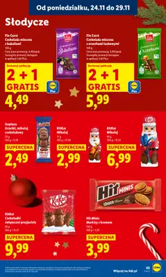 Lidl - gazetka promocyjna Oferta od poniedziałku od poniedziałku 24.11 do środy 26.11 - strona 43