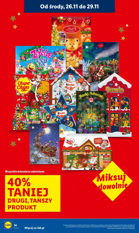 Lidl - gazetka promocyjna Oferta od poniedziałku od poniedziałku 24.11 do środy 26.11 - strona 14