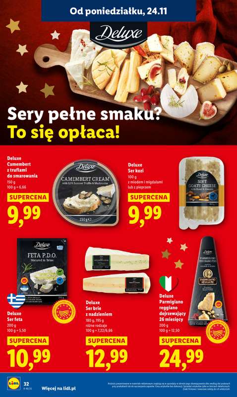 Lidl - gazetka promocyjna Oferta od poniedziałku od poniedziałku 24.11 do środy 26.11 - strona 32