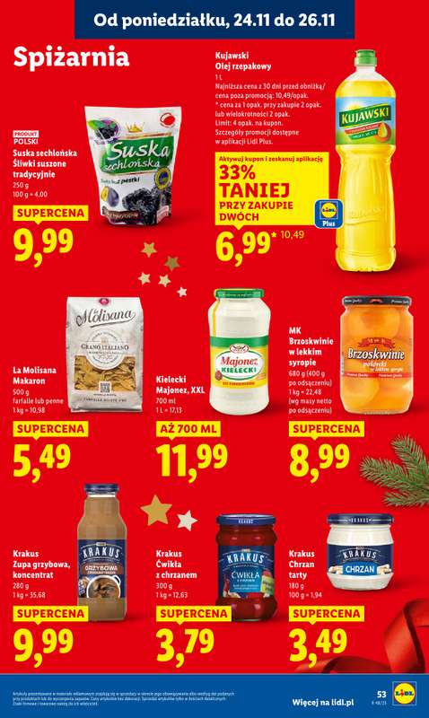 Lidl - gazetka promocyjna Oferta od poniedziałku od poniedziałku 24.11 do środy 26.11 - strona 55
