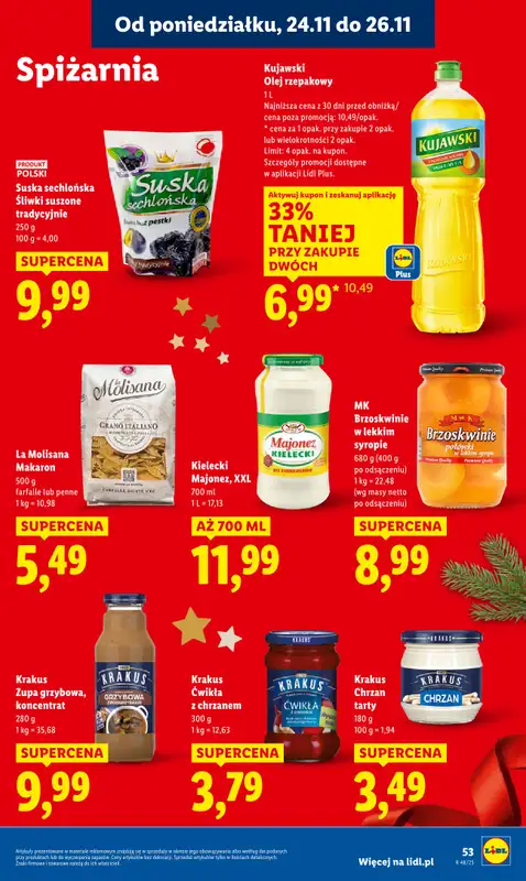 Lidl - gazetka promocyjna Oferta od poniedziałku od poniedziałku 24.11 do środy 26.11 - strona 55