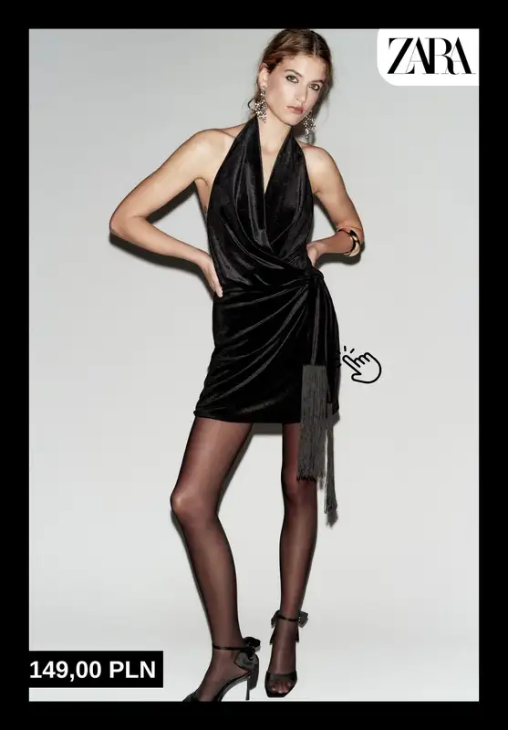 Zara - gazetka promocyjna Sukienki na imprezę od wtorku 25.11  - strona 8