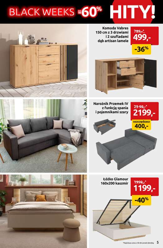 Black Red White - gazetka promocyjna Hity Black Weeks do -55% od wtorku 25.11 do niedzieli 30.11 - strona 5