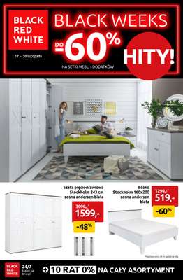Black Red White - gazetka promocyjna Hity Black Weeks do -55% od wtorku 25.11 do niedzieli 30.11