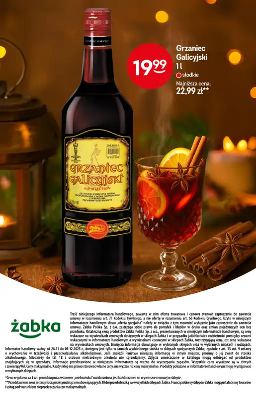 Żabka - gazetka promocyjna Katalog win od środy 26.11 do wtorku 09.12 - strona 22