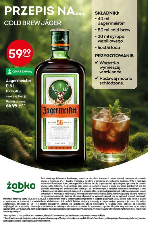 Żabka - gazetka promocyjna Katalog alkoholi od środy 26.11 do wtorku 09.12 - strona 16