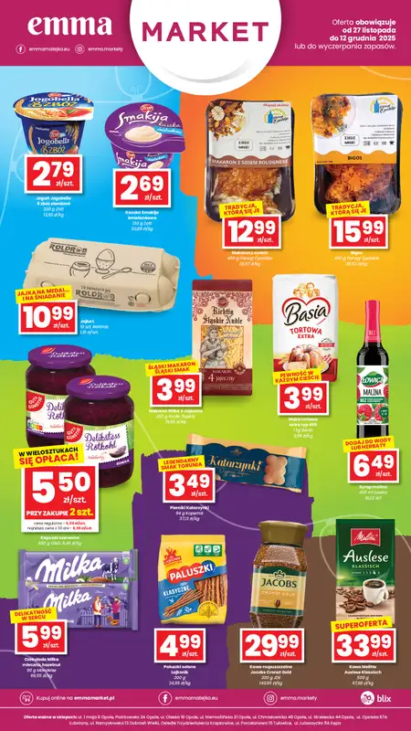 emma MARKET - gazetka promocyjna Plakaty promocyjne  